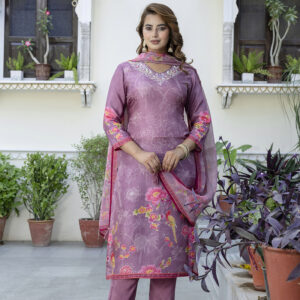 Orchid Bliss Embroidered Kurta Set - Image 4