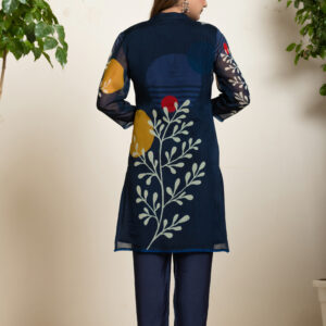 Midnight Bloom Printed Coord Set - Image 7