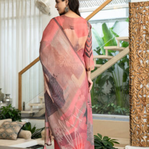 Blush Abstract Printed Kurta Set - Image 2