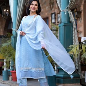 Sky Serenity Kurta Set