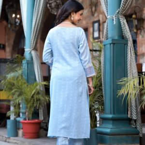 Sky Serenity Kurta Set - Image 3