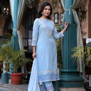 Sky Serenity Kurta Set - Image 2