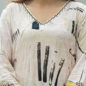 Earthy Canvas Abstract Kurta Set - Image 8