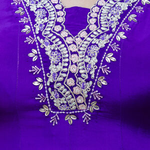 Royal Amethyst Anarkali Set - Image 2