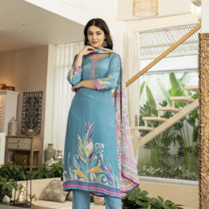 Serene Breeze Sky Blue Coord Set - Image 4