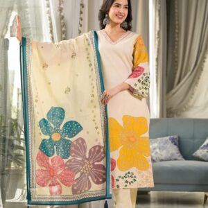 Blossom Breeze Cotton Suit Set