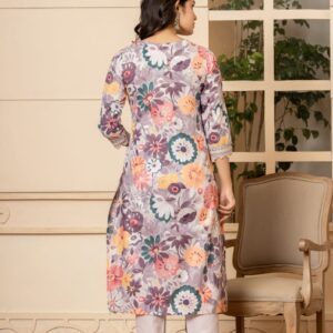 Blossom Elegance Kurta Set - Image 2