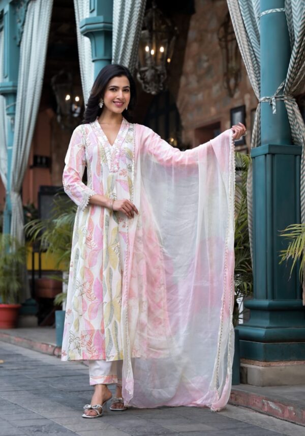 Blush Breeze Anarkali Set