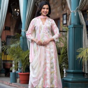 Blush Breeze Anarkali Set - Image 6