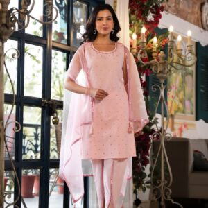 Blush Glow Kurta Set