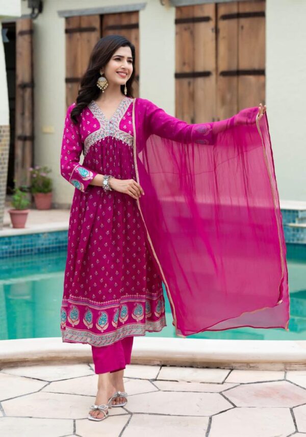 Rani Pink Ethnic Charm Set