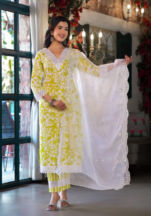 Lemon Blossom Kurta Set